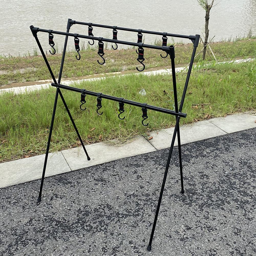 Buy Lightweight Outdoor Camping Shelf Clothes Storage Hanger BBQ ...