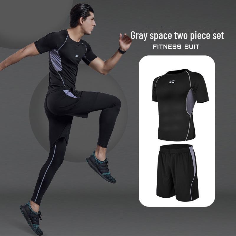 Men's Summer Gym & Sports Suit: Running, Yoga, Basketball, and Night Training Wear