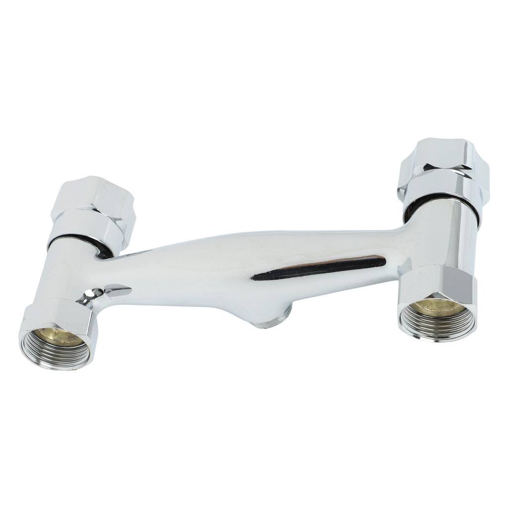 Chromová povrchová úprava sprchová baterie s dvojím ovládáním pro moderní koupelnový dekor