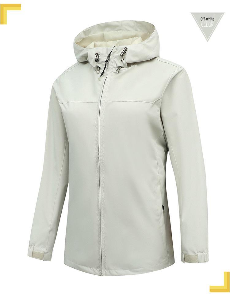 Men's Spring/Autumn Hooded Windbreaker Jacket - Lightweight, Windproof, Waterproof Outdoor Wear