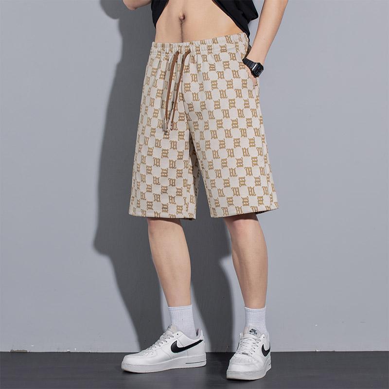 Loose Shorts Men's Thin Quarter Pants Large Pants Casual Quick-drying Beach Pants