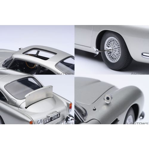 AUTOart 1/18 Scale Aston Martin DB5 "007/Goldfinger" Bond Car, Finished Model, 70296