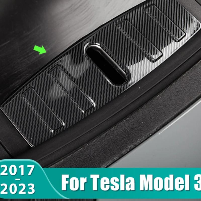 Abaiwai For Tesla Model 3 2017-     Car Front Trunk Panel Bumper Protection Mat Engine Box 3d Parts