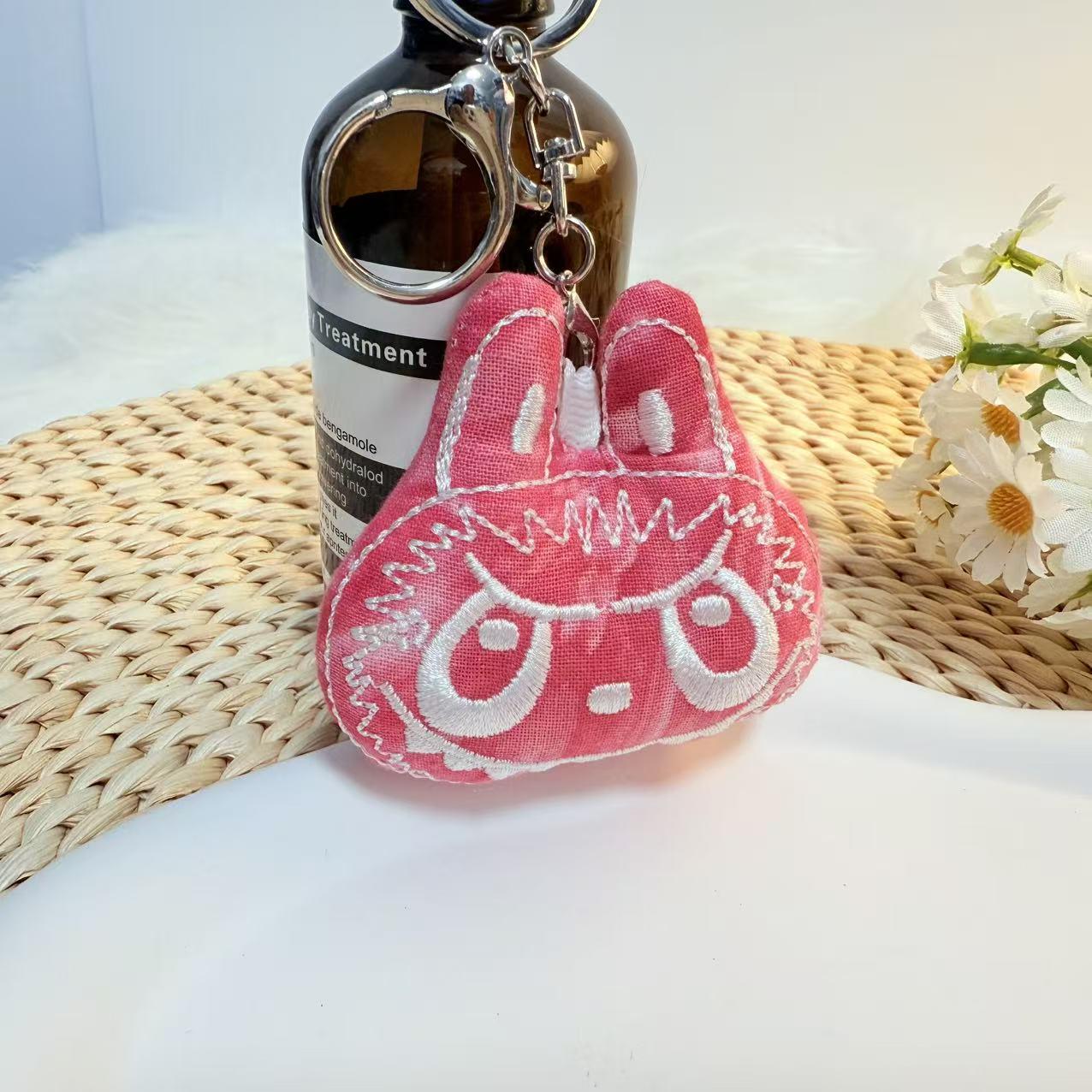 Ключеница-подвеска Дали Юньнань с индиго-тай-дай - Этнический стиль красный