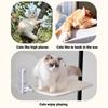 Suction Cup Cat Hammock Breathable Mesh Window Cat Perch Foldable Cat Bed Window Lounge for Indoor Cats Sunbathing Sleeping