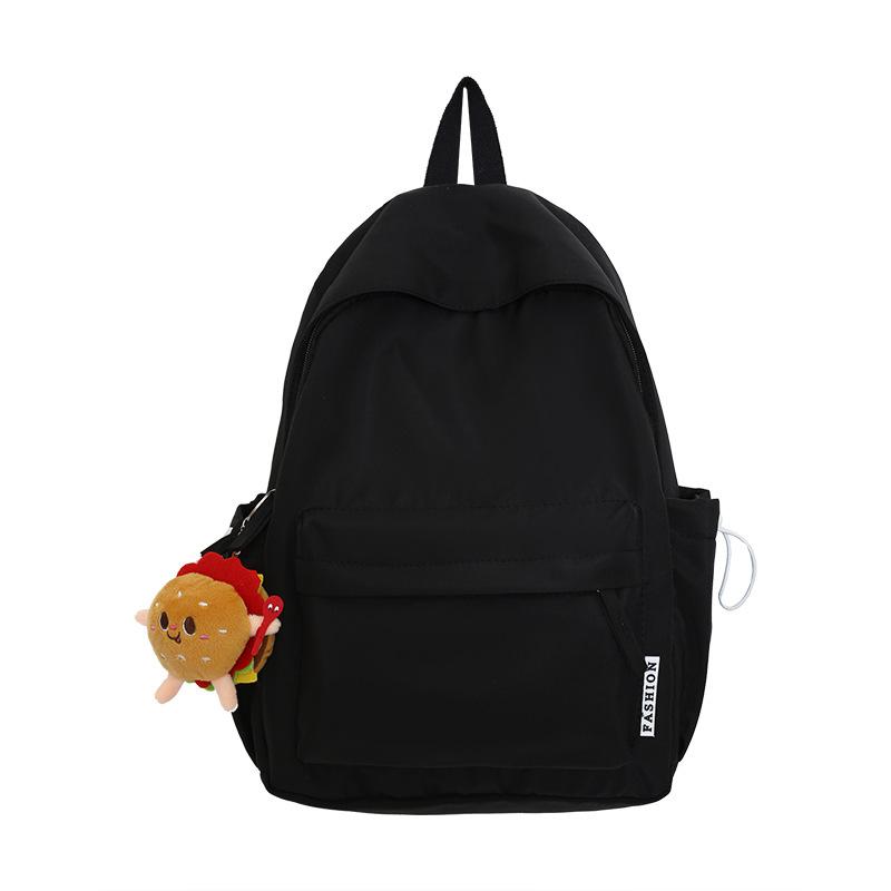 Student schoolbag summer new candy color simple backpack junior high school fashion large capacity backpack
