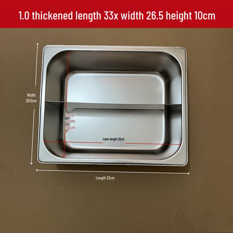 Stainless Steel Divided Food Tray