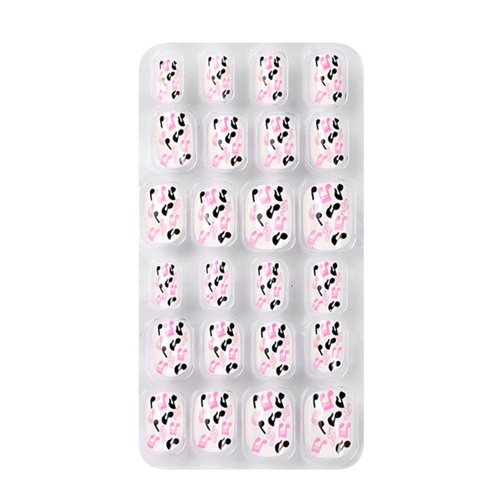 Barn Jul Negle Manikyr Tips Halloween Barn Falske Nails Press On Full Cover Selvklebende