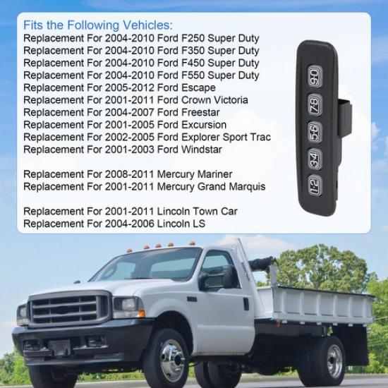 Black Left Driver Door Keyless Entry Number Keypad For Ford Lincoln 8L8Z14A626AA