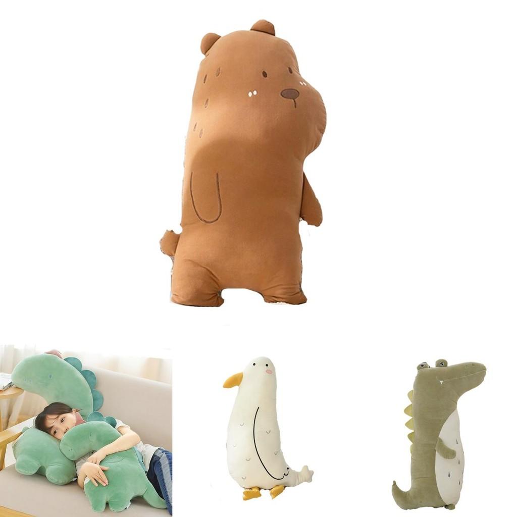 Cute Forest Animal Cartoon Pillow Unicorn And Dinosaur Soft And Cuddly 75cm
