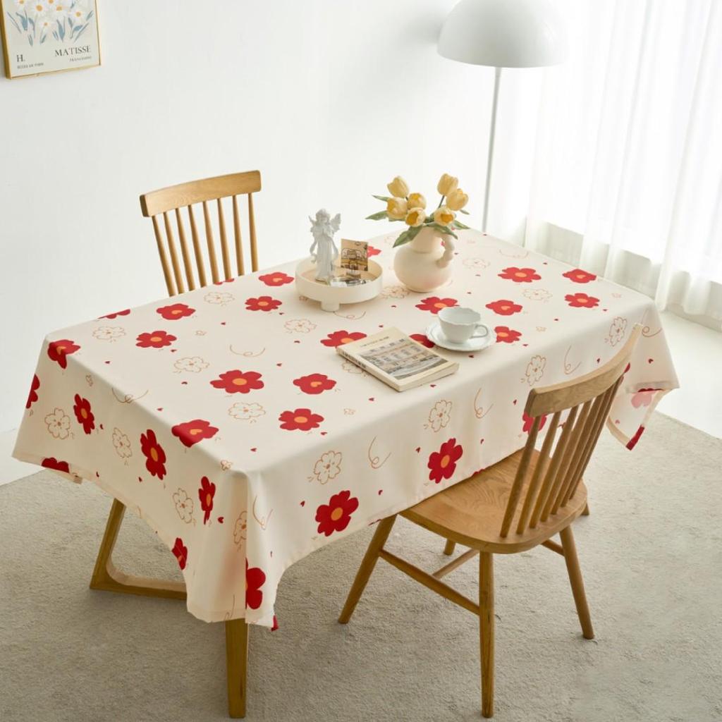 Waterproof & Oilproof Irregular Lace Tablecloth: Dustproof, Stain-Resistant Coffee Table Cover