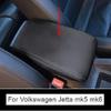 For Volkswagen Jetta Mk5 Jetta Mk6 2005 2006 2007-2011 2012 2013-2017 Microfibre Leather Center Armrest Box Cover Car Interior
