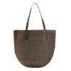 New Summer Single Shoulder Straw Woven Bag Straw Bag Large Capacity Women's Handmade Woven Bag Holiday Beach Bag Tote Women's Bag