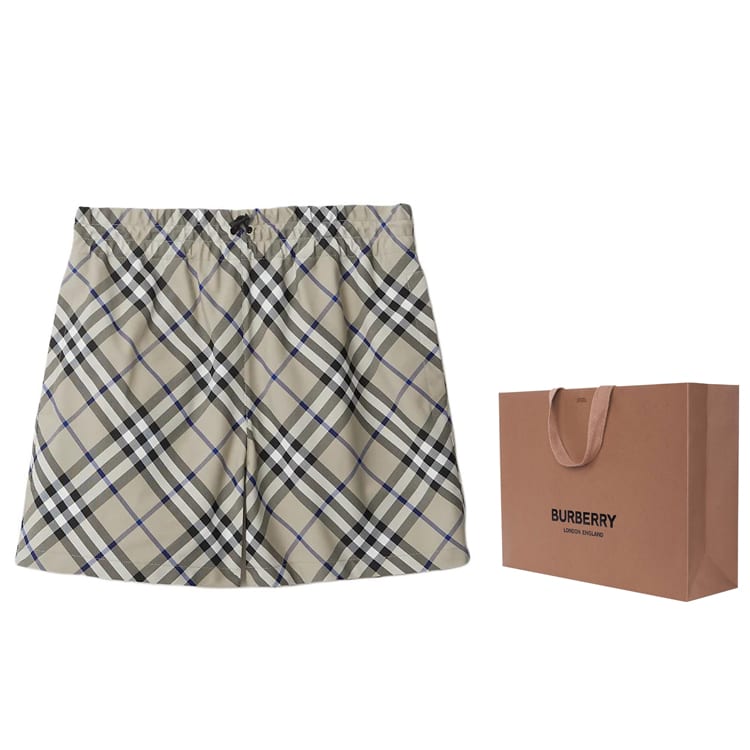 Burberry SS24 Casual Shorts Women's Moss Green 80882891