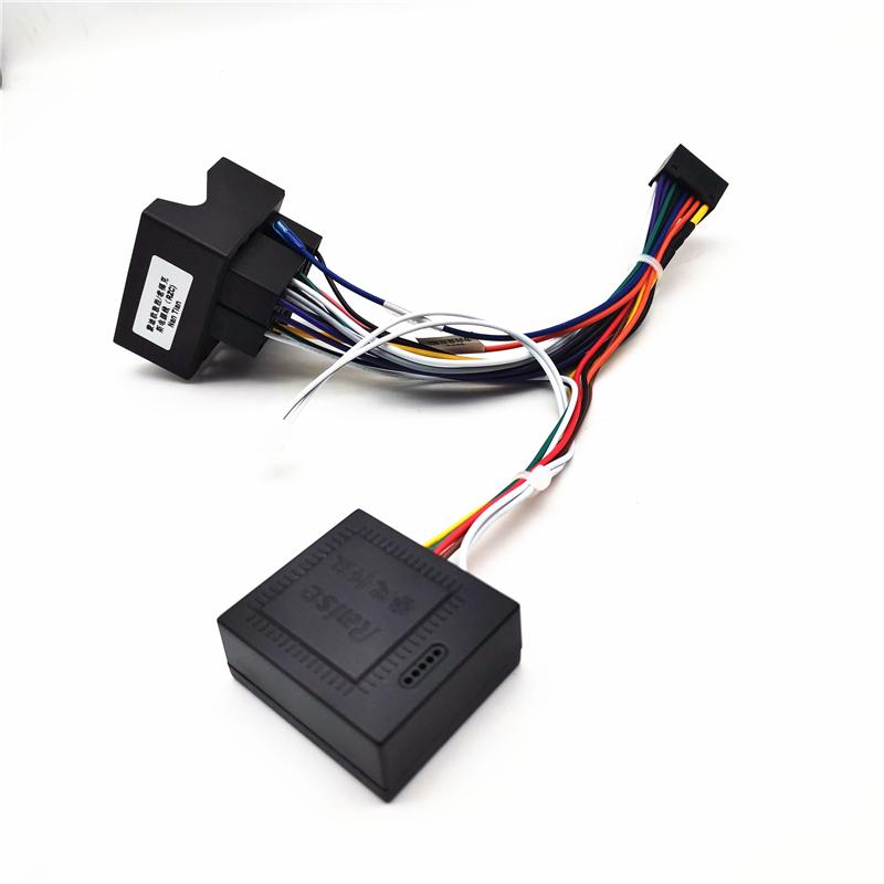 Car Stereo Audio 16PIN Android Power Wiring Harness Cable Adapter With Canbus Box For Ford Mondeo /Focus 07-11/C-MAX
