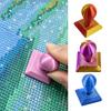 Mini Rhinestone Painting Press Stamp with Non-Slip Handle DIY Rhinestone Painting Art Crafts Stamper Tools 3D Printed Drill Press Tool