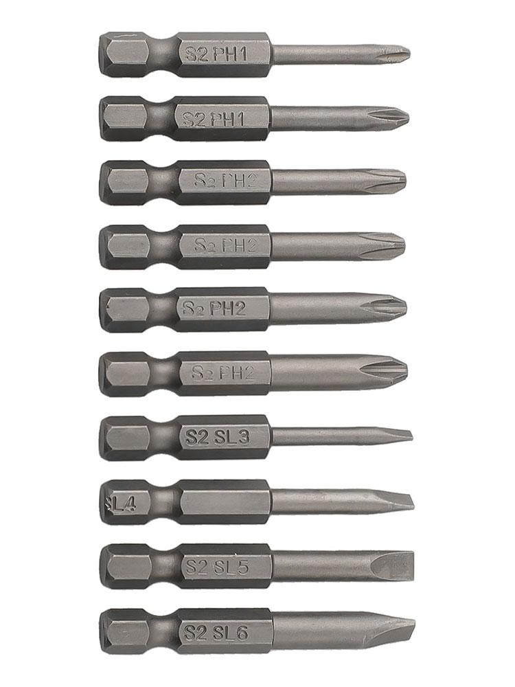 Kreuzschlitzschraubendreher Sechskantschraubendreher-Bits Schnellwechselbohrer