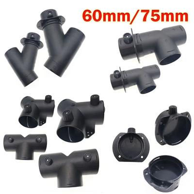 Aquecedor de estacionamento a diesel de ar ajustável Vavle Flap Vent Ducting Branch Splitter Saída de tubo de escape Joiner Connector para Webasto