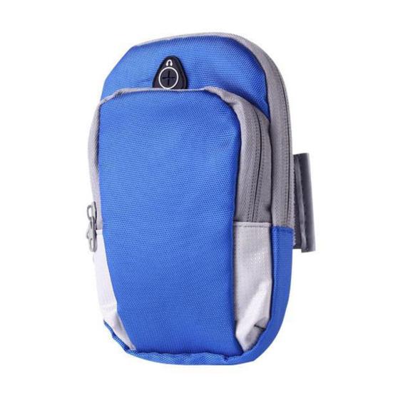 

Спортивная сумка для бега на велосипеде на открытом воздухе, сумка для хранения телефона с отверстием для наушников синий