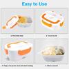 Portable Electric Lunch Box Food Heater Rice Cooker Container Dinnerware Set 12V - 24V 110V 220V Warmer Bento Boxes