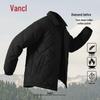 VANCL Men's Winter Diamond Quilted Shirt-Collar Jacket