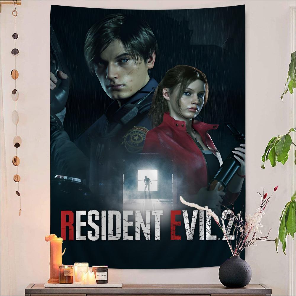 Canvas Painting Game RRESIDENT EVIL DIY Wall Tapestry for Living Room Home Dorm Decor Wall Art Decor