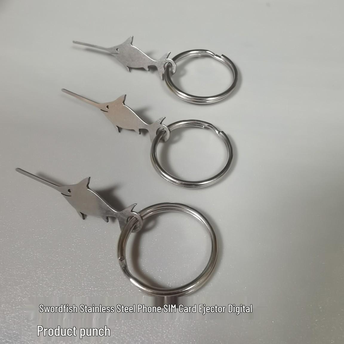 

Swordfish Stainless Steel SIM Card Ejector Tool for Apple and Android Phones