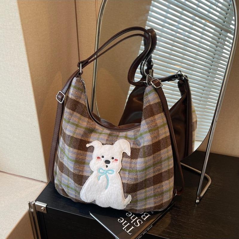 Premium sense large capacity tote bag women's winter new fashion commuter versatile portable shoulder messenger bag