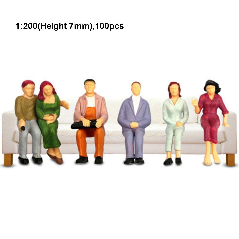 10/100ks 1:200/1:150/1:100 Modelů Pískoviště Smíšená Barva 1:75/1:50/1:30/1:25 Měřítko Stavební Lidé Ručně Vyráběné Různé Pozice