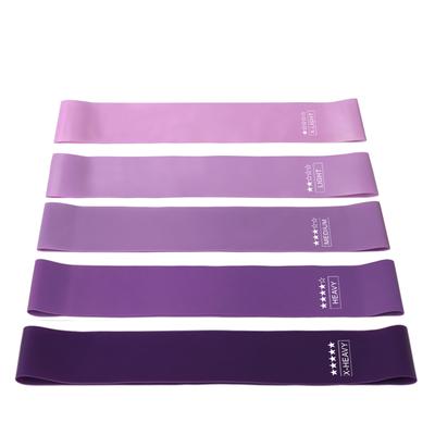Bandas elásticas de resistencia de 5 niveles diferentes para ejercicios de yoga, deporte, fitness, entrenamiento, pilates, hogar, accesorios de gimnasio