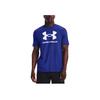 Under Armour Módní pánské tričko s krátkým rukávem a kulatým výstřihem Modré 1370862-400