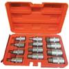 12PC 1/2" Knurled Press Bit Socket Set for Pneumatic Auto Repair Tools