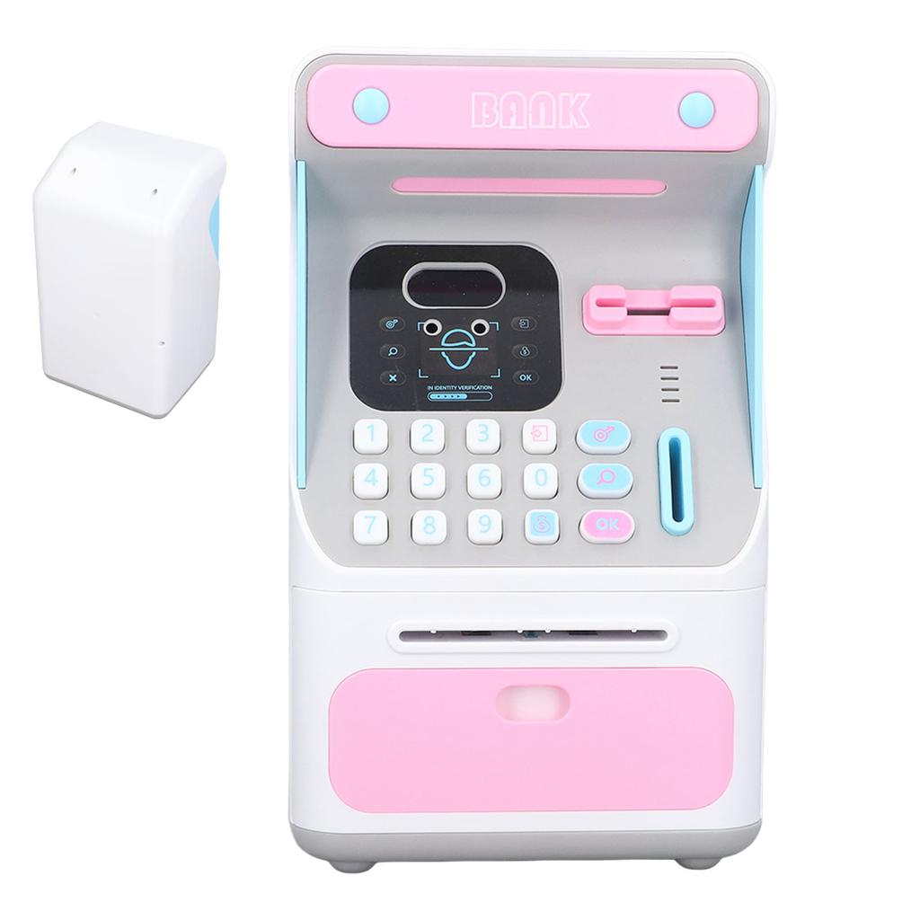 Kinder-Geldautomat, Spardose, große Kapazität, Passwort-Safe, Gesichtserkennung, Geldautomat für