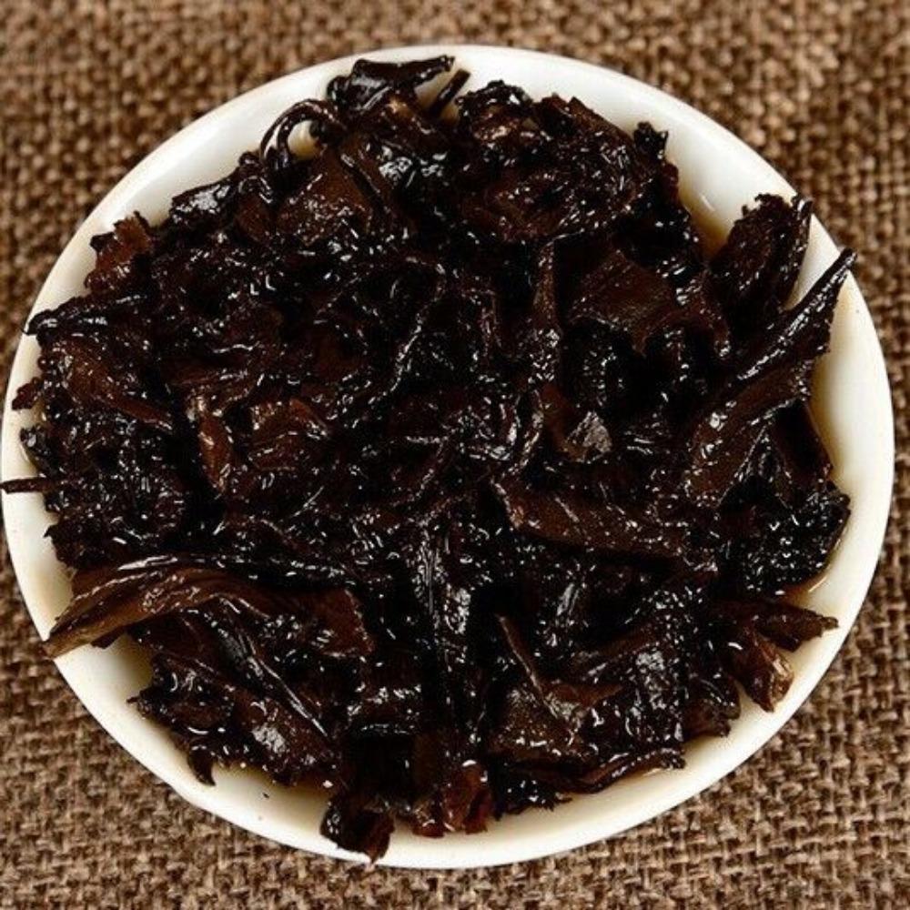 Yunnan Puerh Tea Lao Ban Zhang Ancient Tree 357g Ripe Puerh Tea Cake