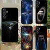 Pouzdro na telefon Star Trek lodě Pro Samsung S25,S24,S21,S22,S23,S30,Ultra,S20,Plus,Fe,Lite,Note,10,9,5G Černý kryt