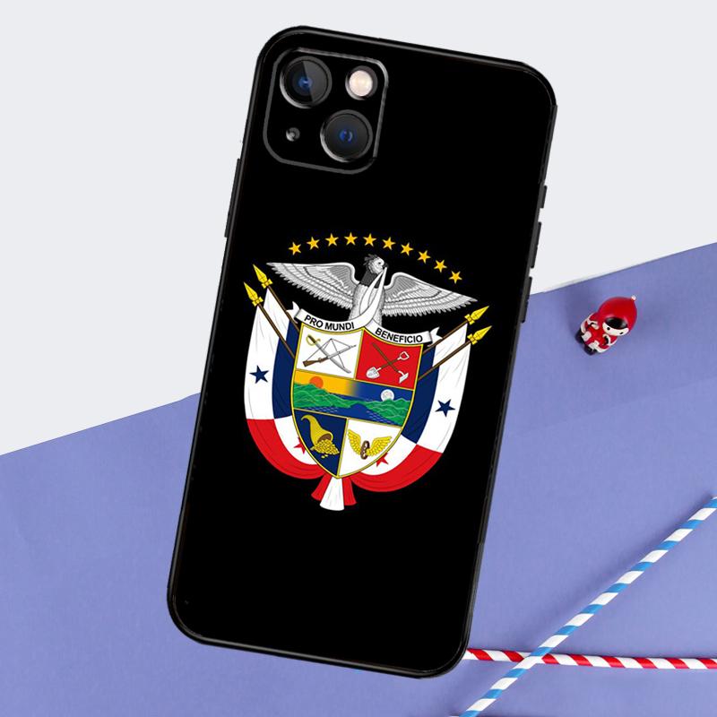 Panama Flag Phone Case For iPhone 16 Pro Max 11 13 14 15 Pro Max 12 Mini XR 16 15 Plus 16e Back Cover