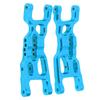 2pcs RC Aluminum Front Lower Suspension Arms for Losi  T 2.0 2  1Celsius18 RC Stadium Truck(Blue )