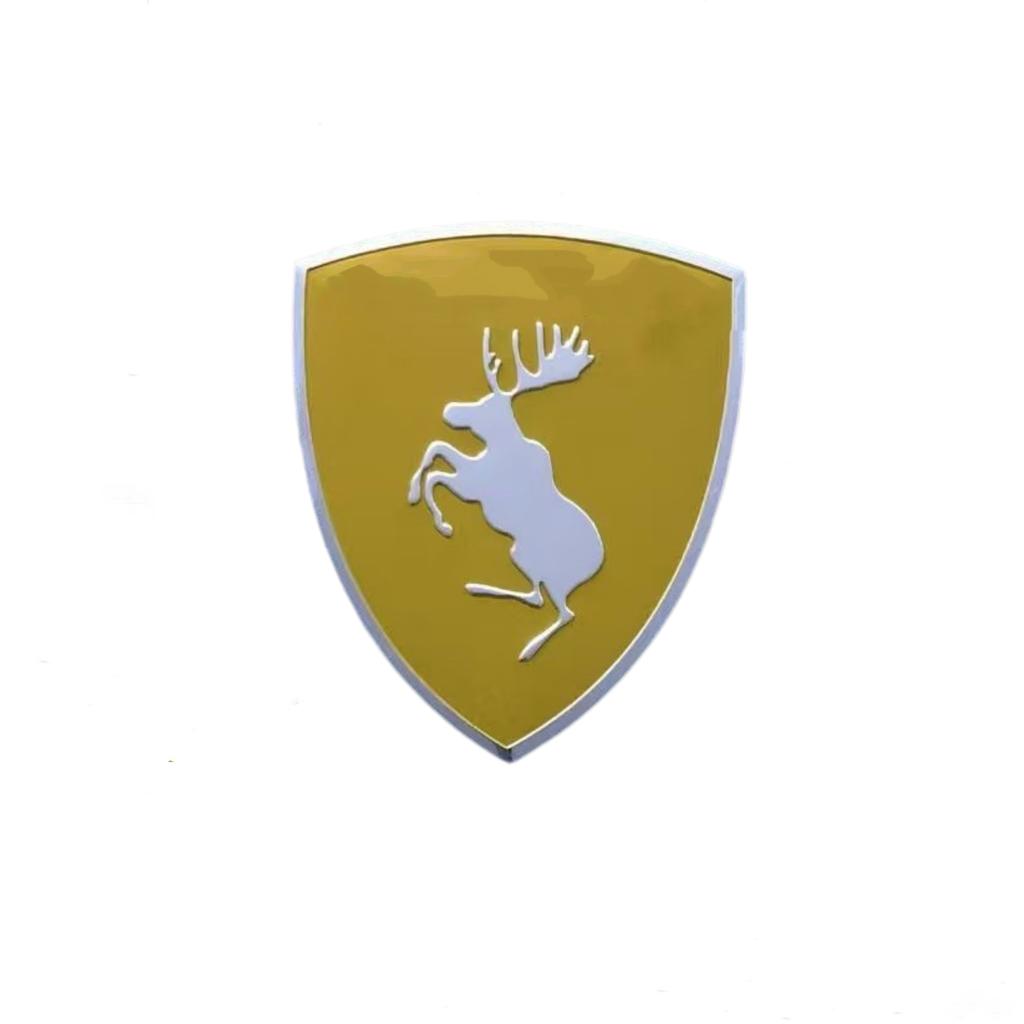1Pc 3D Aluminum Emblem Car Side Fender Rear Trunk Body Badge Logo Sticker