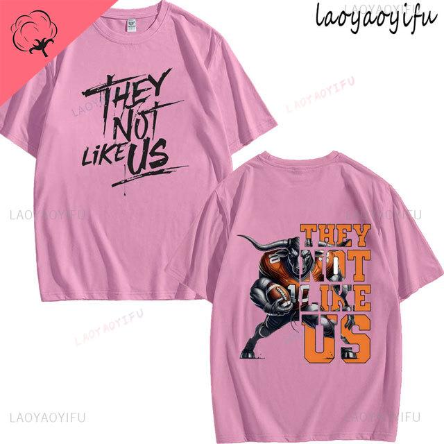 They Not Like Us Theme Print Tshirt Mens Womens Fashion 100Cotton Short Sleeve ONeck Breathable Tee Summer Casual Tops
