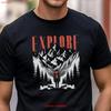 Hiking T Shirt Nature Lover Unisex Adventure Mountains Idea Camping Outdoor Unisexs Vintage Graphic Homme Fashion Streetwear