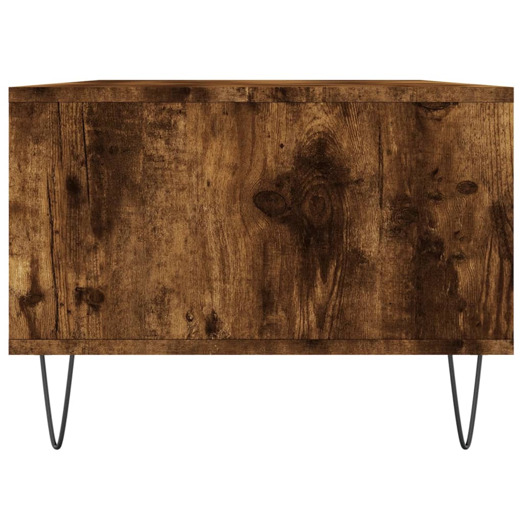 Coffee Table Smoked Oak 90 X 50 X 36.5 Cm Particleboard