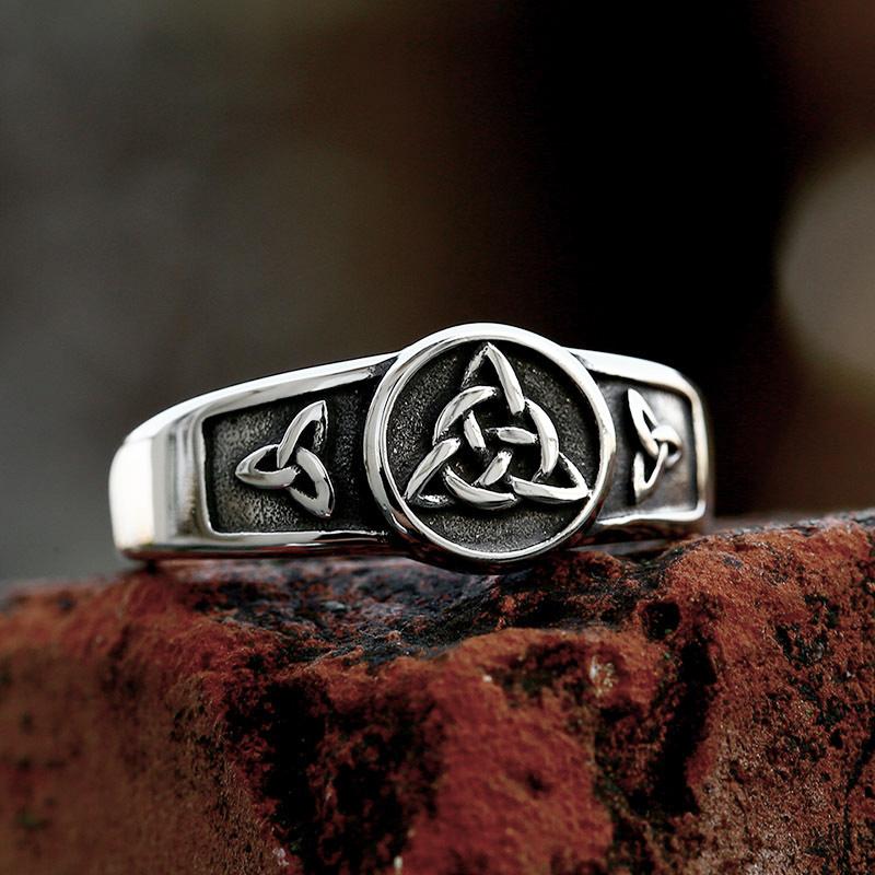 Inele Viking Valknut din Oțel Inoxidabil Vintage pentru Bărbați Băiat Inel Nordic Odin Trinity Amuletă Motociclist Bijuterii Prieten Dropshipping