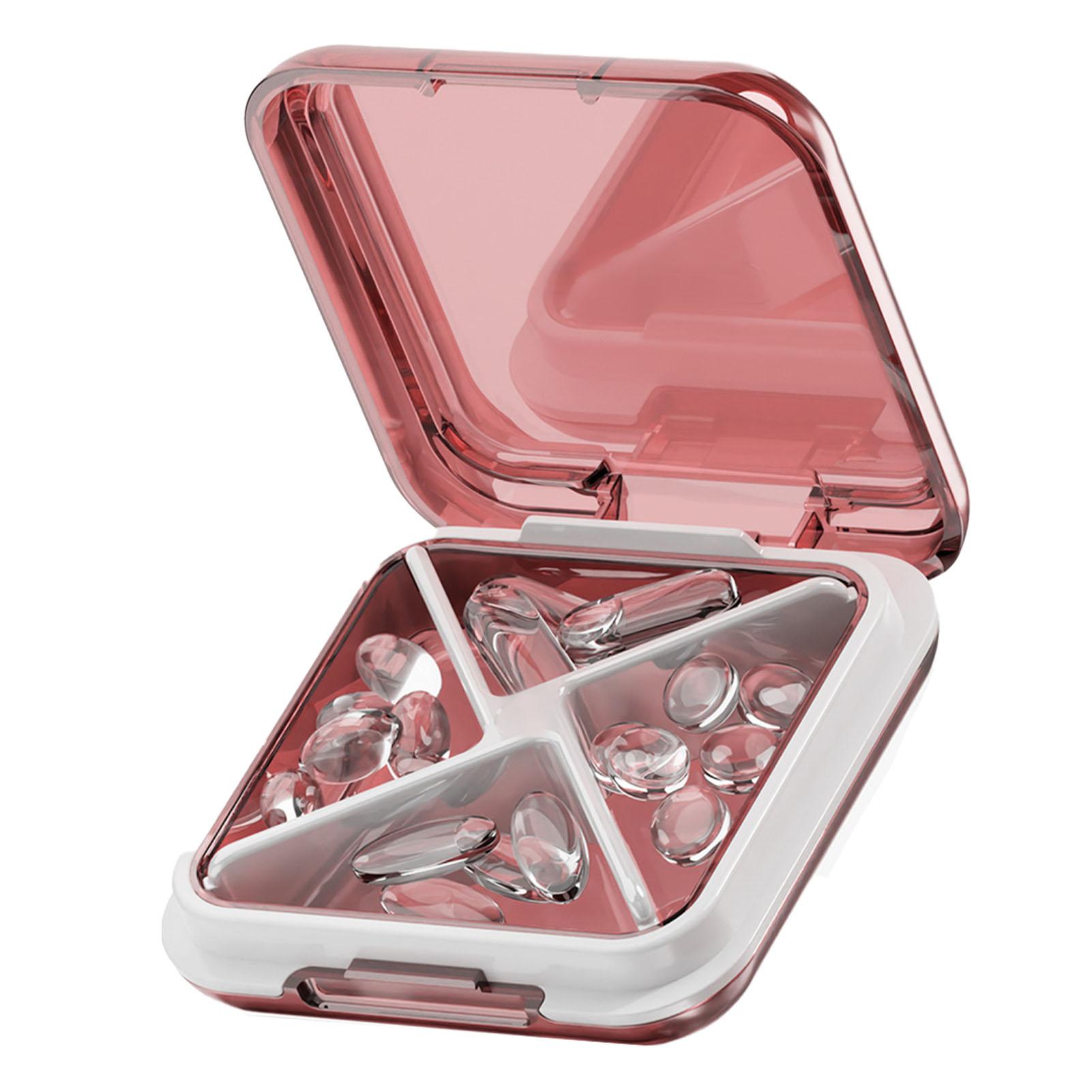 

Портативный футляр для лекарств L из силикона из нержавеющей стали высокой плотности для путешествий с витаминами