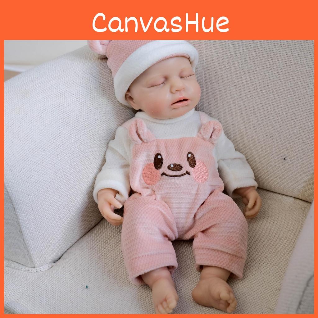 Silicone 12in Solid Pink Bear Simulated Toy Doll With Realistic Design For Kids Christmas Gift