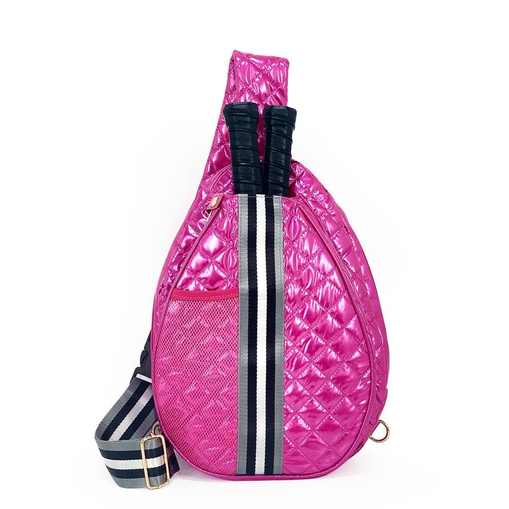 2025 Portable Sports Bag for Badminton, Tennis & Pickleball - Fits 2 Rackets, Handheld, Large-Capacity, Down Cotton