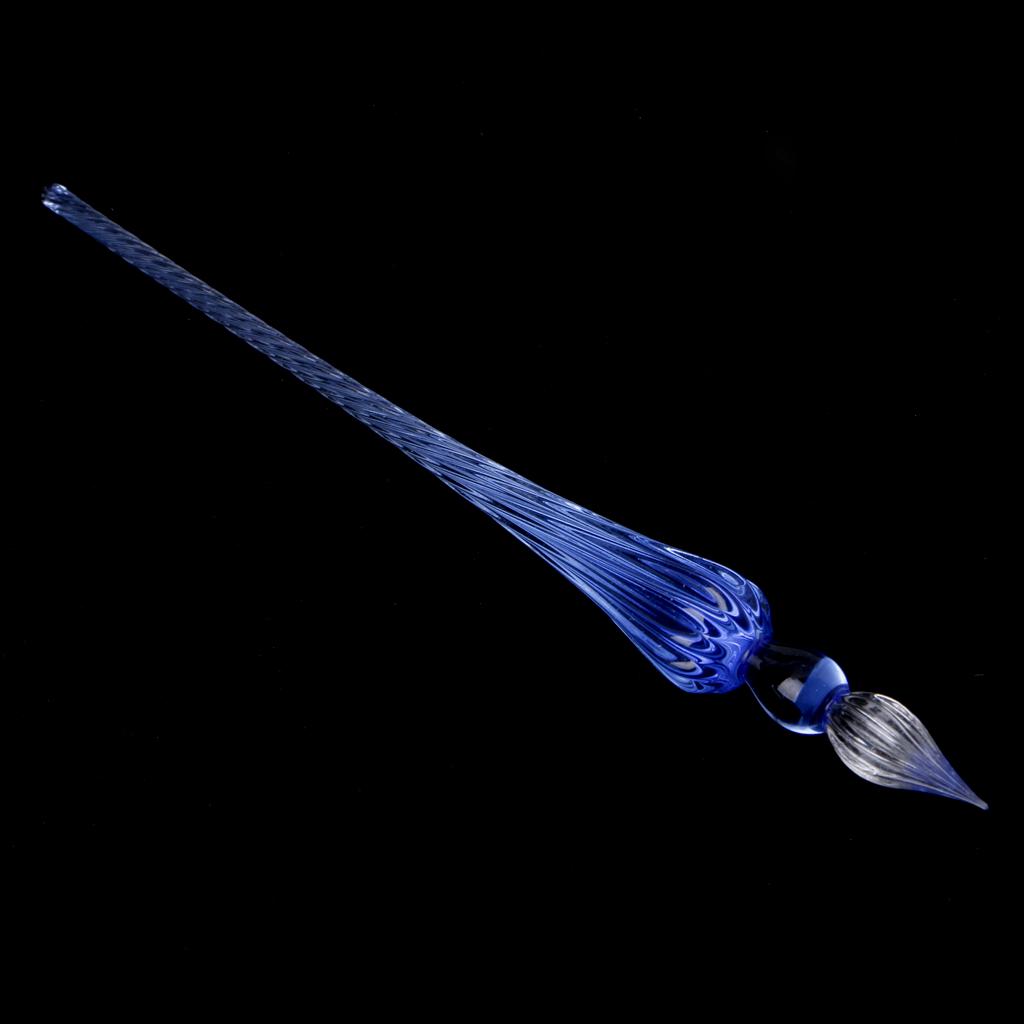 

Винтажные стеклянные перьевые ручки с чернилами и подарочной коробкой