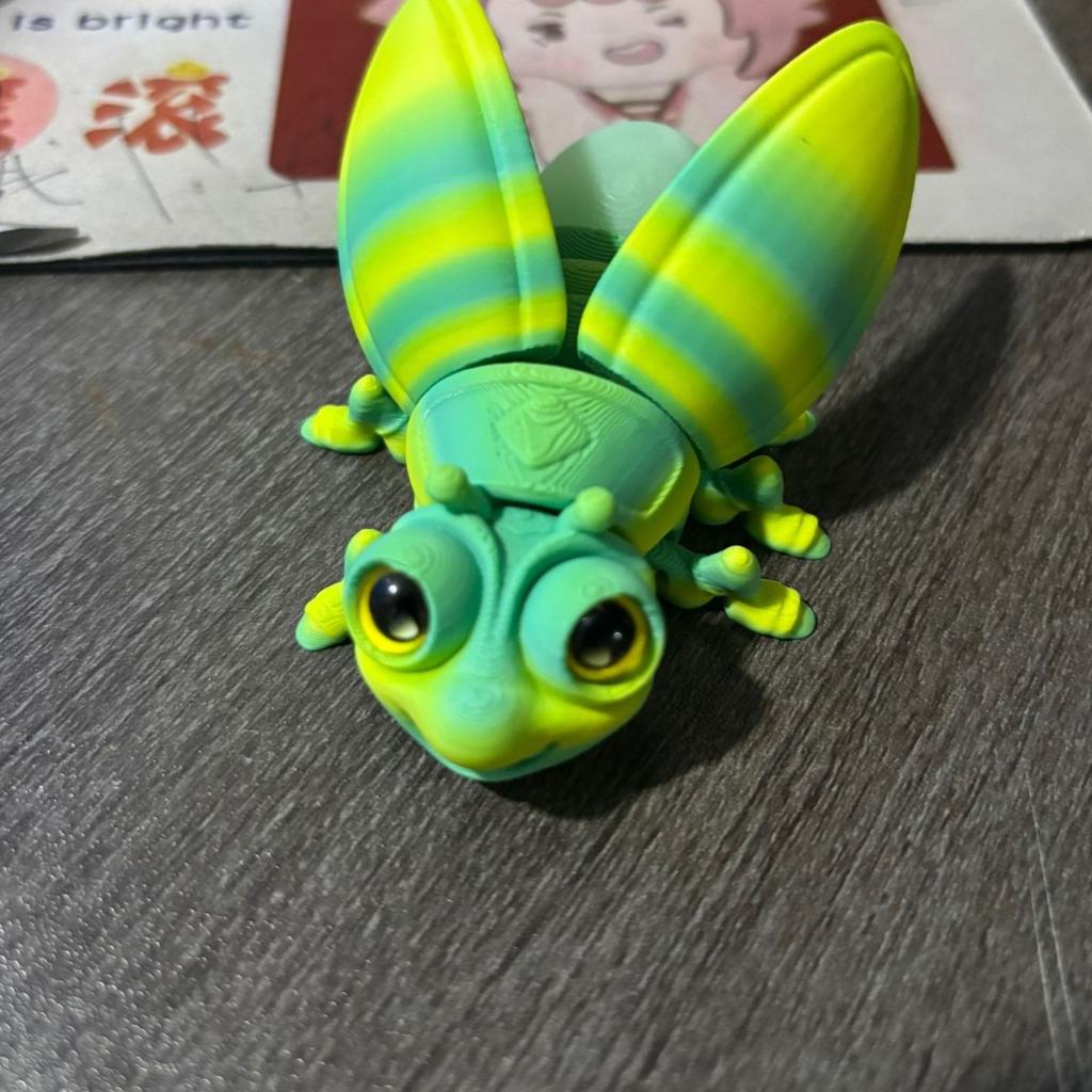 Firefly tail, glowing at night, 3D printed model, handmade toy, gift, simulated animal