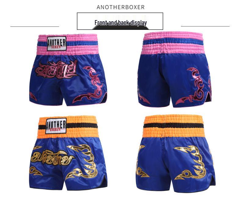 ANOTHERBOXER Mehrfarbige Muay Thai und Kickboxen Trainingsshorts