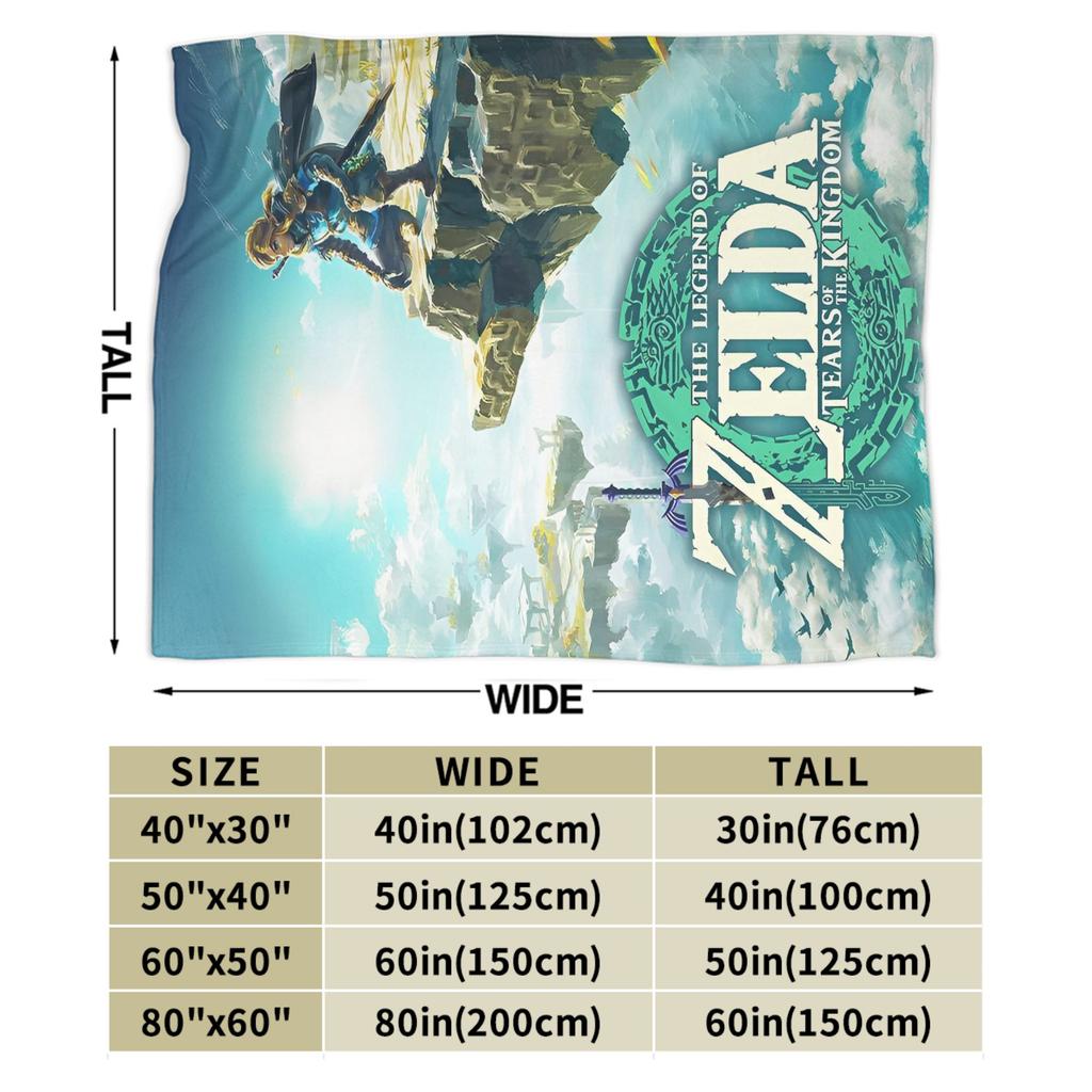 Games Link Z-Zeldas Blankets Flannel Super Warm Throw Blankets for Bedding Couch Bedspread