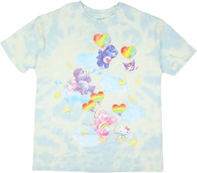 Priežiūros meškiukai Blizgantis Dažytas T-shirt Naujas